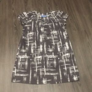 Simply Vera Gray and White dress